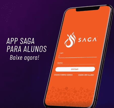 SAGA lança aplicativo e amplia a comunicação com seus mais de 20 mil alunos 1