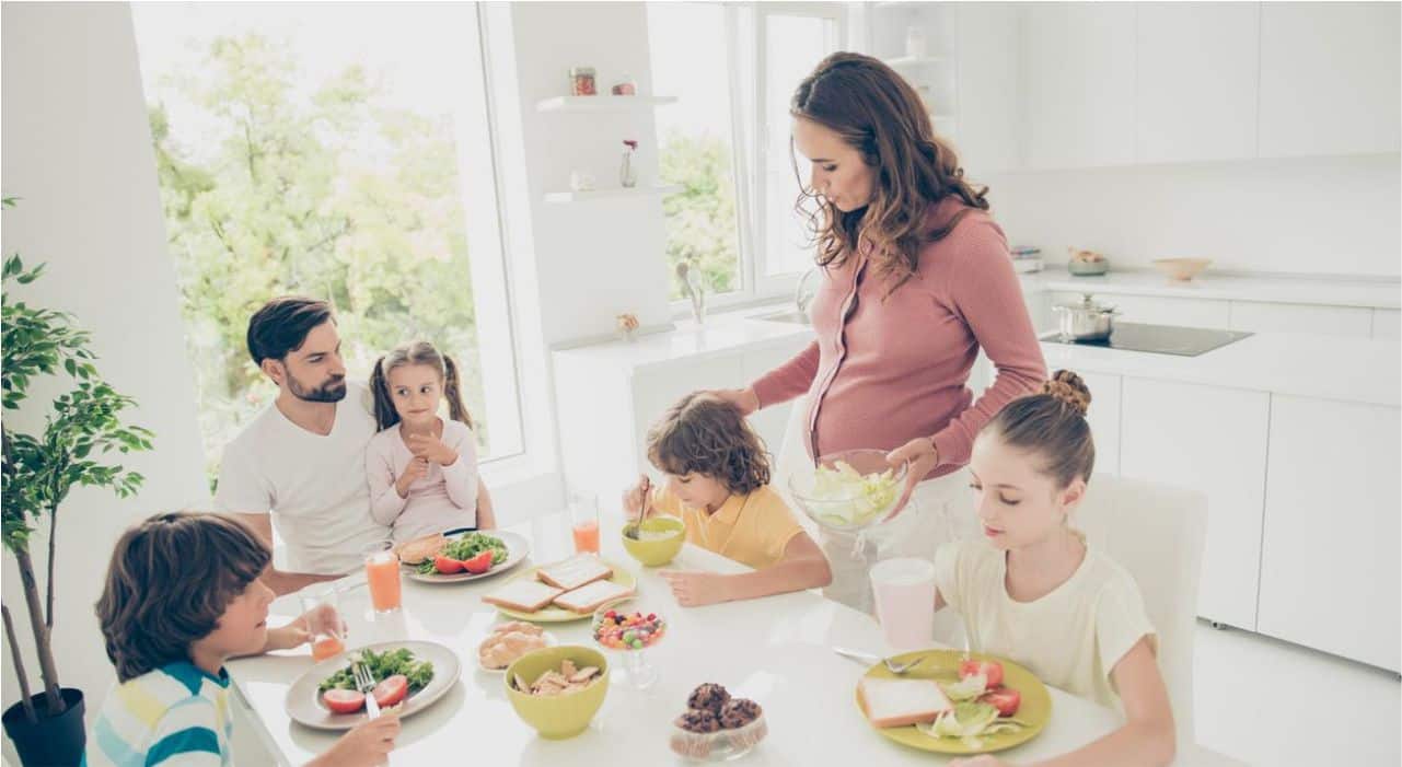 Uma cozinha para uma grande família