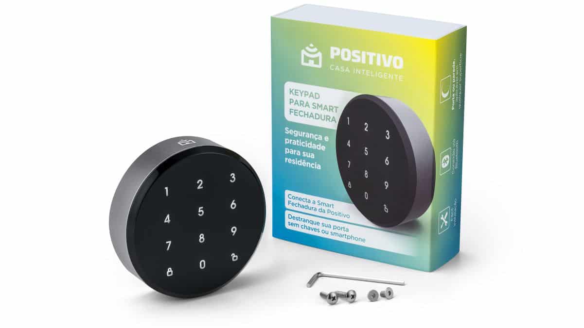 Positivo Casa Inteligente amplia portfólio de segurança e jornada da Smart Fechadura com novo Smart Keypad