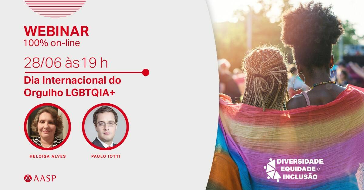 Associação dos Advogados promove webinar para abordar os Direitos LGBTQIA+