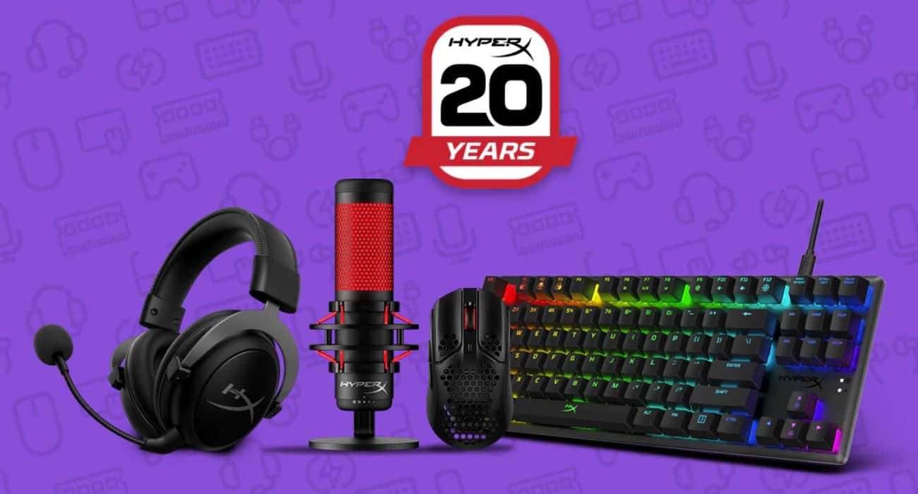 HyperX celebra 20 anos com descontos especiais