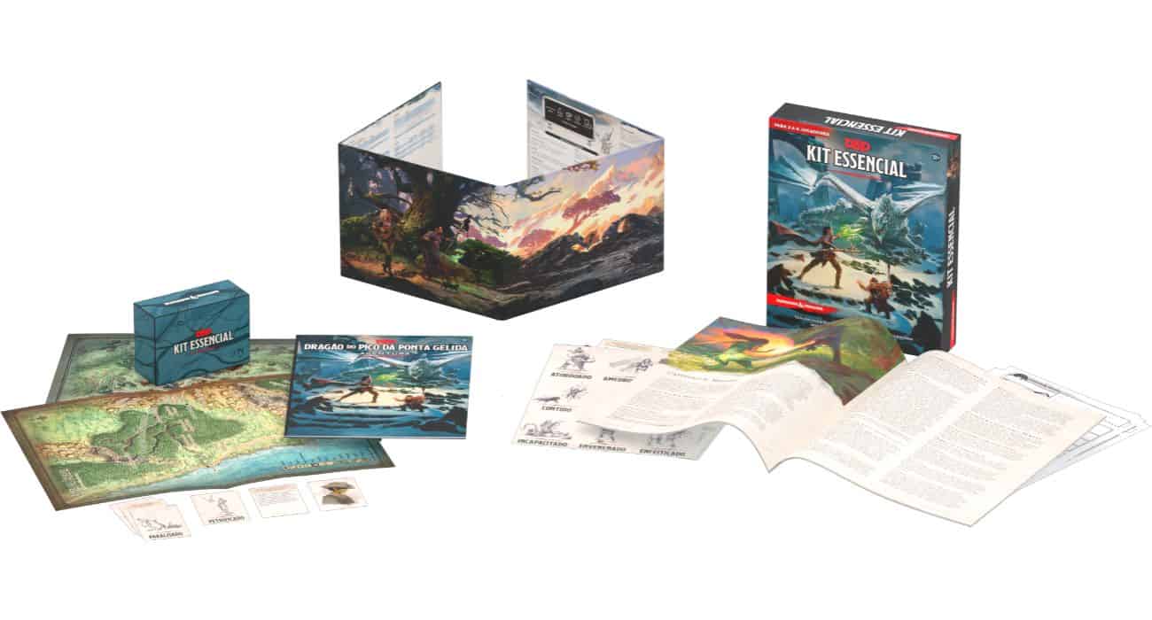 Kit Essencial e outros lançamentos de Dungeons & Dragons já estão em pré-venda no Brasil com entrega prevista para antes do Natal