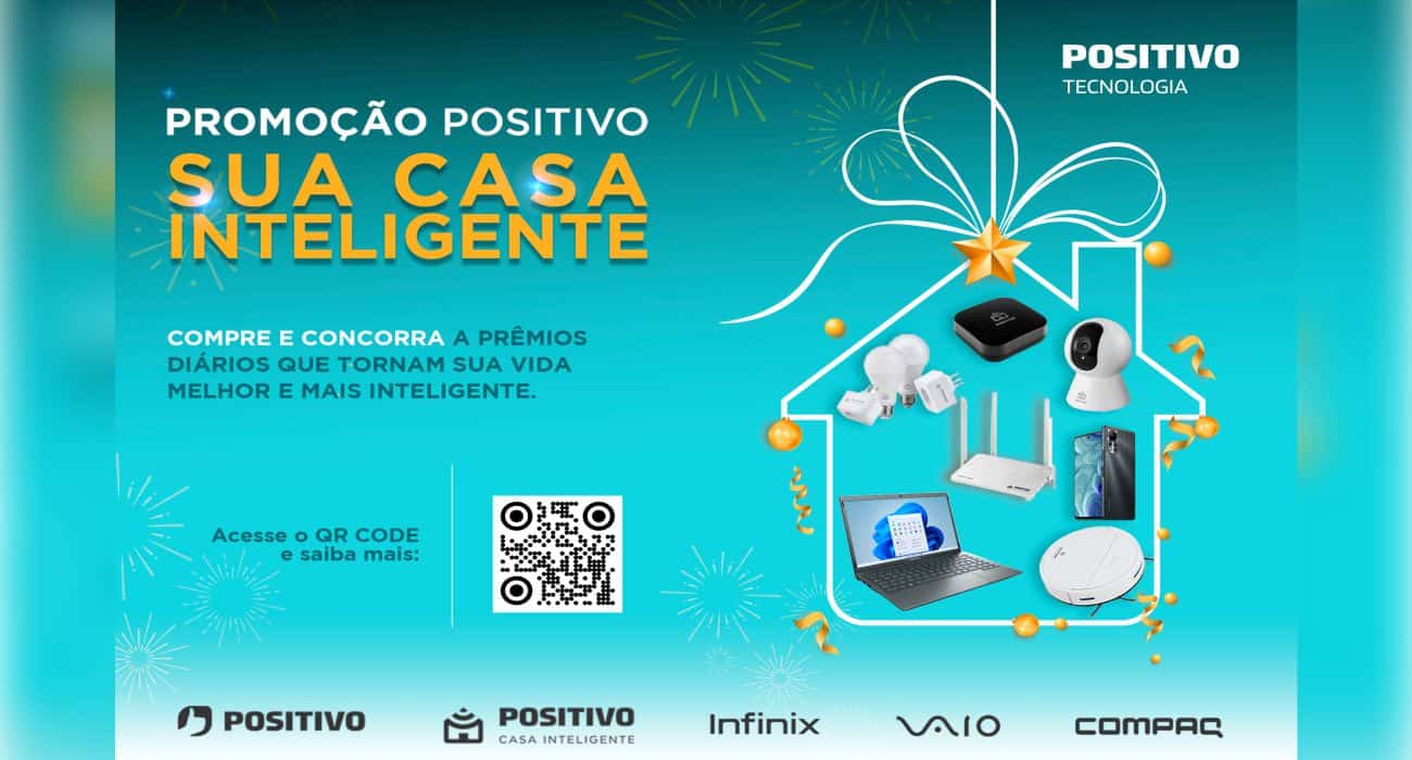 <strong>Promoção Positivo Sua Casa Inteligente sorteia dispositivos conectados, notebooks e smartphones </strong> 5