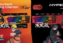 Coleção HyperX x Naruto, edição limitada de produtos em colaboração com Naruto Shippuden