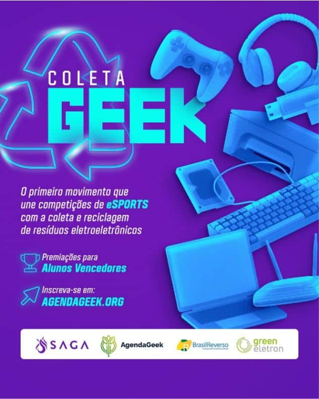 SAGA lidera apoio à 1ª Coleta Geek no Grande ABC e foca na sinergia entre sustentabilidade, games e educação 1